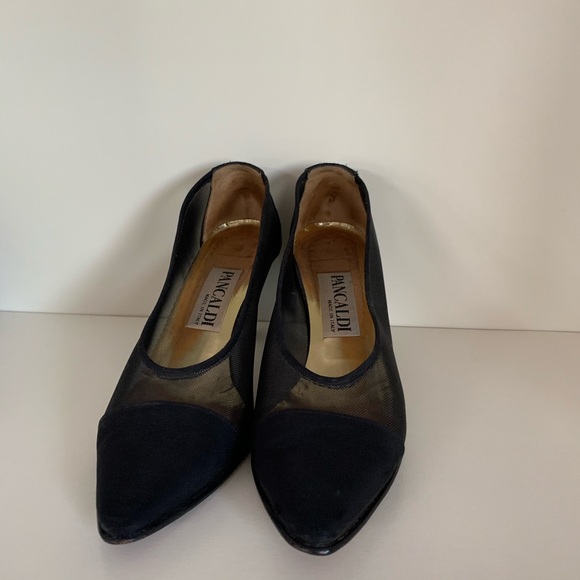 Vintage mesh kitten heels made in Italy - Picture 4 of 15